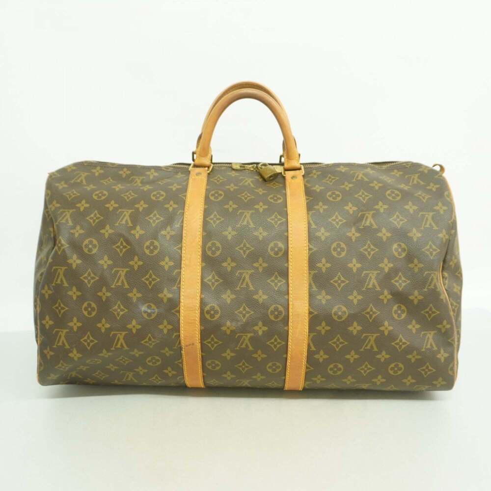 LOUIS VUITTON Brown Monogram Keepall 55 Boston Bag - Picture 15 of 15